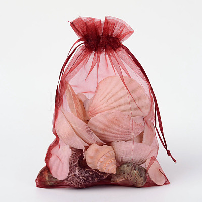 Organza Gift Bags with Drawstring OP-R016-15x20cm-03-1