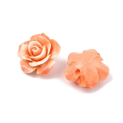 Dyed Synthetic Coral Carved Beads CORA-C004-01A-1
