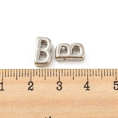 Platinum Plated Alloy Beads PALLOY-CJC0001-64P-B-1