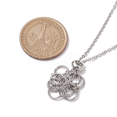 Non-Tarnish 304 Stainless Steel Cable Chains Cable Necklaces NJEW-JN04714-01-1