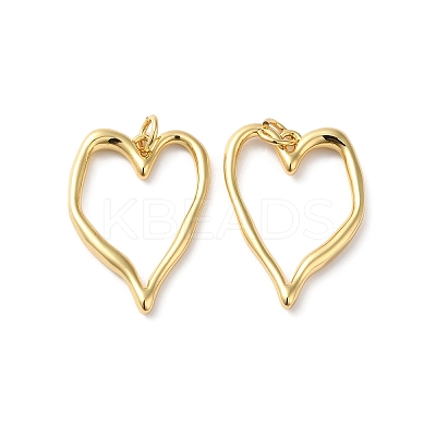 Rack Plating Brass Pendants KK-O142-24G-1