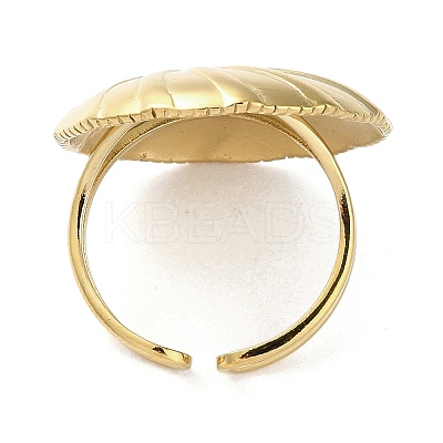Ion Plating(IP) 304 Stainless Steel Finger Rings RJEW-C075-05A-G-1