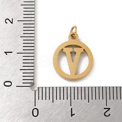 304 Stainless Steel Charms
with Jump Ring STAS-R001-02G-V-1