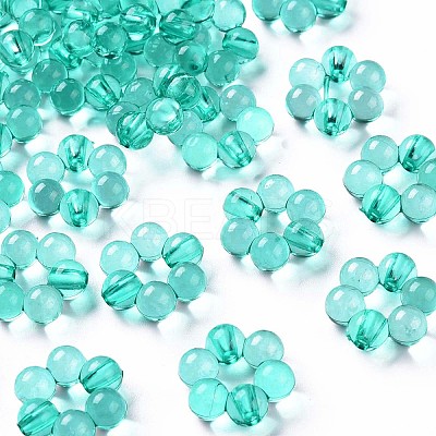 Transparent Acrylic Bead Frames LS-TACR-S153-01A-68-1