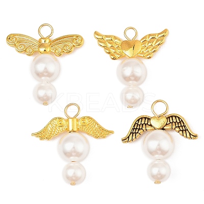 Shell Pearl Pendants PALLOY-JF02942-1