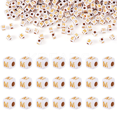 Opaque Acrylic Beads MACR-TAG0001-07M-1
