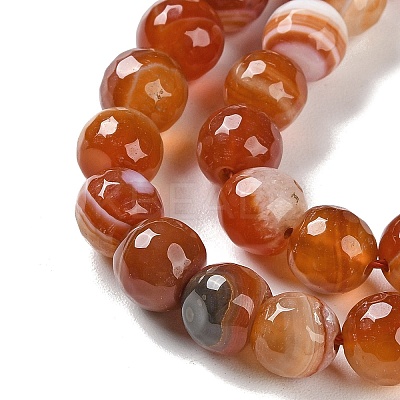 Natural Agate Beads Strands G-M437-B01-01J-1