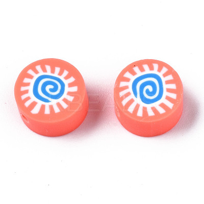 Handmade Polymer Clay Beads CLAY-N008-037I-1