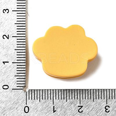 Paw Print Theme Opaque Resin Cabochon LS-CRES-I040-02C-1