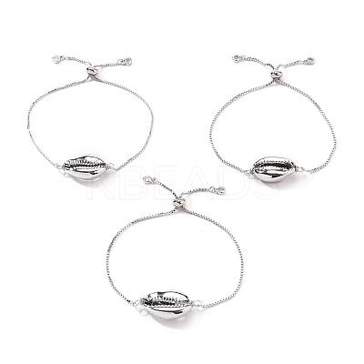 Adjustable Brass Bolo Bracelets BJEW-JB03956-01-1