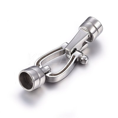 Tarnish Resistant 304 Stainless Steel Clasps STAS-E440-84P-1