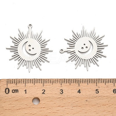 201 Stainless Steel Pendants STAS-Z162-10P-1