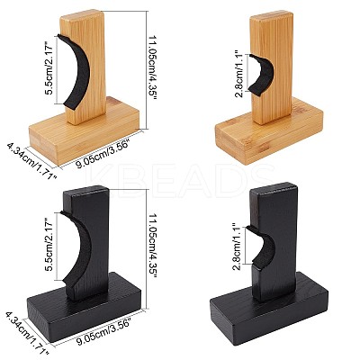Wood Baseball Softball Bat Rack Kits with Felt Liner ODIS-GA0001-03-1