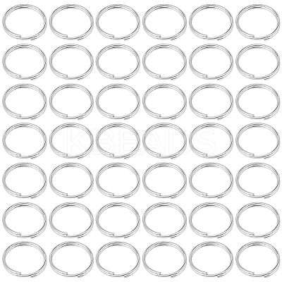 500Pcs 304 Stainless Steel Split Rings STAS-SP0001-66B-1