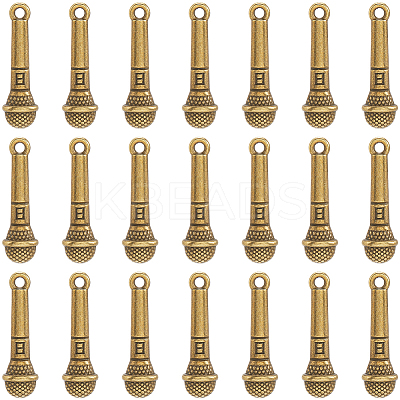 60Pcs Tibetan Style Zinc Alloy Pendants FIND-SC0016-31AB-1
