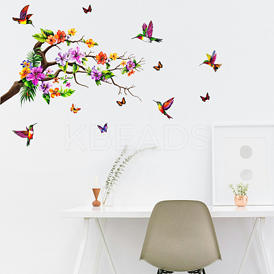 Translucent PVC Self Adhesive Wall Stickers STIC-WH0015-264-1