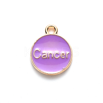 Alloy Enamel Pendants ENAM-S124-01A-01D-1