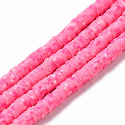 Handmade Polymer Clay Beads Strands CLAY-N008-010P-1
