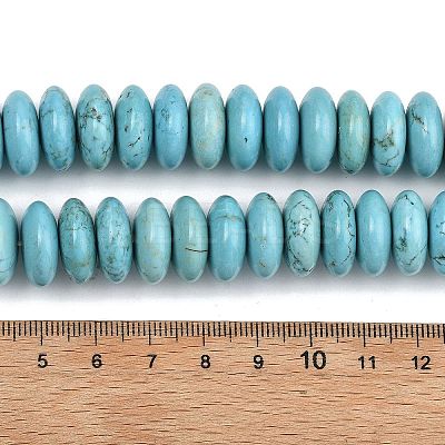 Dyed Natural Magnesite Beads Strands G-B173-A01-02-1