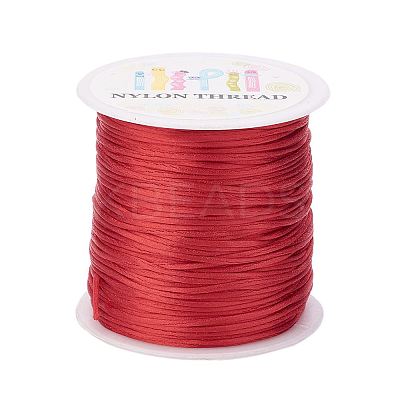 Nylon Satin Rattail Cords NWIR-JP0010-1.0mm-700-1