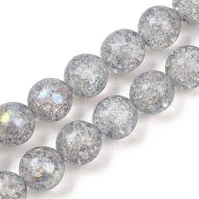 Crackle Czech Pressed Glass Beads GLAA-I061-17-1