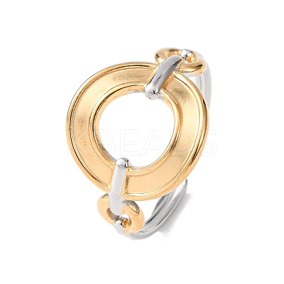 304 Stainless Steel Cuff Open Rings RJEW-P181-02B-A-1