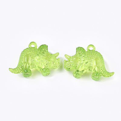Transparent Acrylic Pendants TACR-S133-112-1