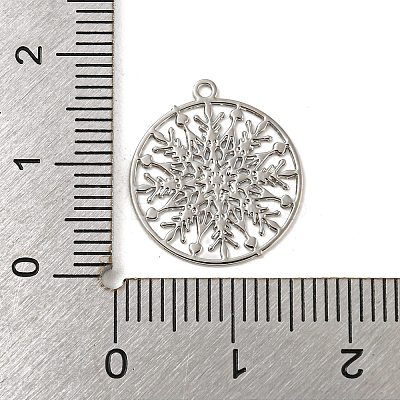 Brass Etched Metal Embellishments Connecotr Charms KKC-D001-12P-1