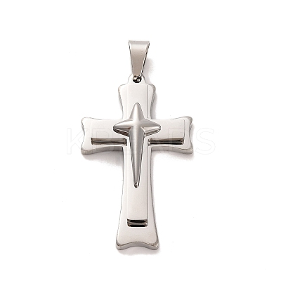 Non-Tarnish 304 Stainless Steel Pendants STAS-Z080-02P-1