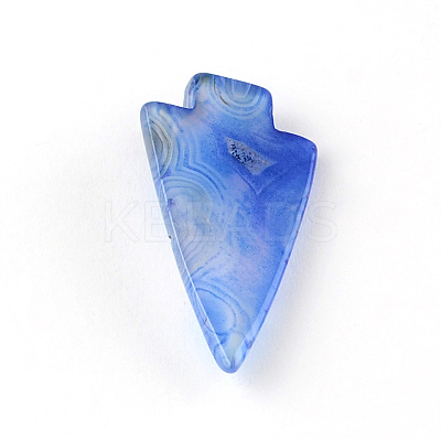 Arrow Head Dyed Natural Agate Cabochons G-R270-69-1