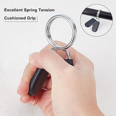 9Pcs 5 Style ABS Plastic Barbell Clamps FIND-FH0002-68-1