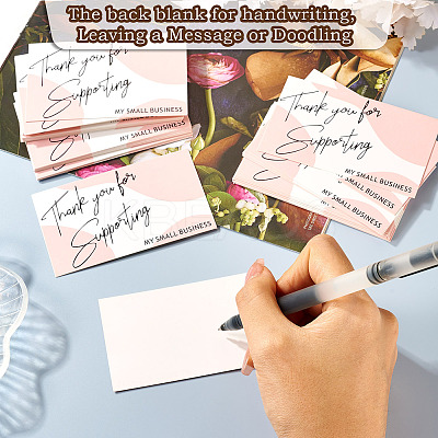 100Pcs 2Bags Thank You Card AJEW-TA0001-53B-1