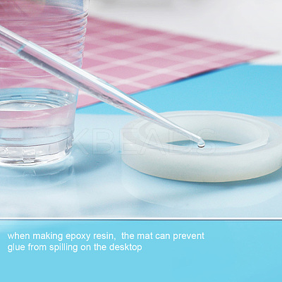 Non-slip Heat Resistant Reusable Silicone Mat DIY-E032-05-1