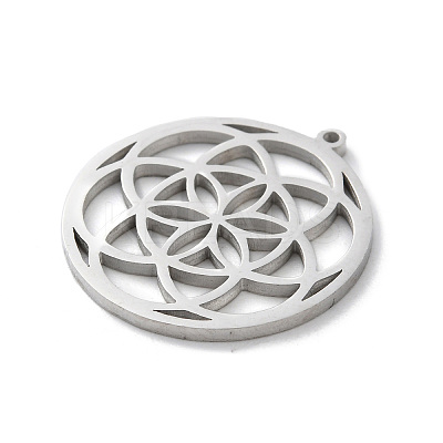 Anti-Tarnish 304 Stainless Steel Pendants STAS-S149-02P-1
