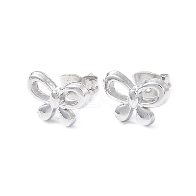 Non-Tarnish 304 Stainless Steel Stud Earring for Women EJEW-I285-25P-1