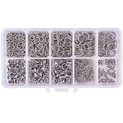 304 Stainless Steel Lobster Claw Clasps STAS-PH0018-03-1