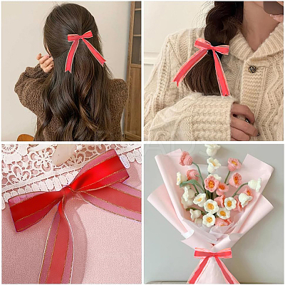 1Roll Solid Color Organza Ribbons ORIB-CY0001-02K-1