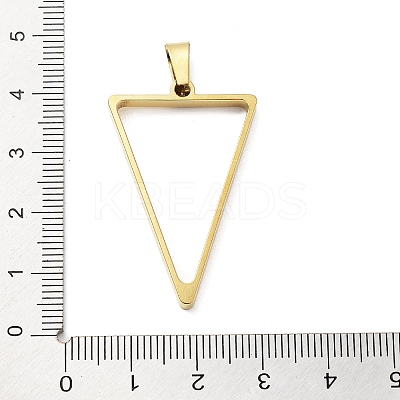 304 Stainless Steel Open Back Bezel Pendants STAS-Z091-05G-04-1