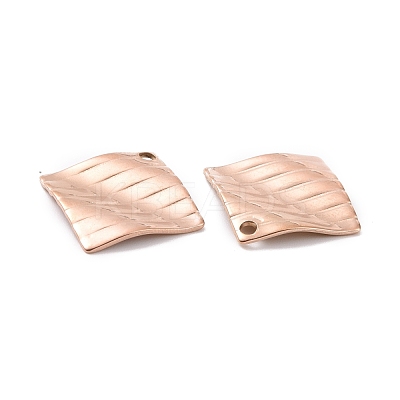 Ion Plating(IP) 304 Stainless Steel Pendants STAS-E161-04RG-1