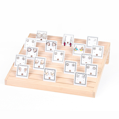 Wood Earring Display Stands EDIS-O005-01-1