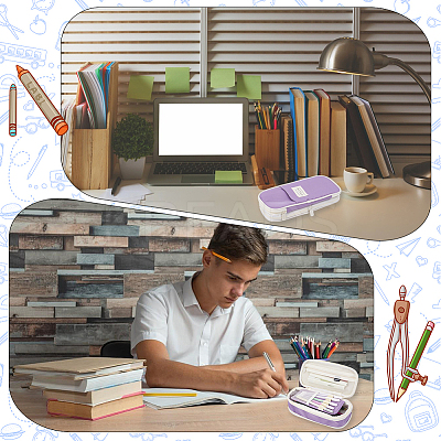 1Pc Canvas Pen Bag for Student FIND-GF0008-05B-1