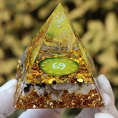 Orgonite Pyramid Resin Energy Generators PW-WG82346-09-1