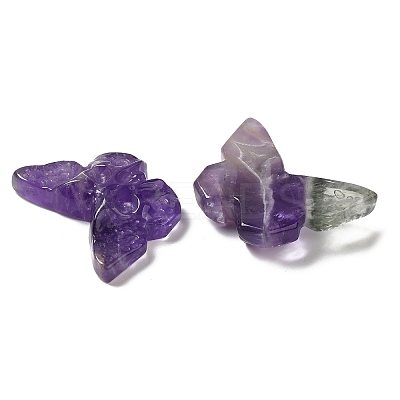 Natural Amethyst Pendants G-C091-04A-1