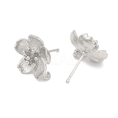 Brass Stud Earring Findings LS-KK-Z099-05P-03-1
