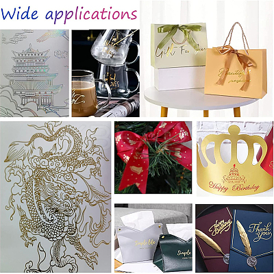 60 Sheets 6 Styles PET Stamping Hot Foil Paper DIY-FH0006-10A-1