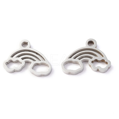 Non-Tarnish 304 Stainless Steel Charms STAS-O142-69P-1