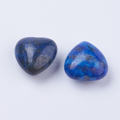 Natural Lapis Lazuli Heart Love Stones DJEW-P009-01A-1