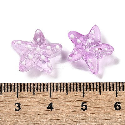 Handmade Lampwork Beads Strands LAMP-I027-09E-1