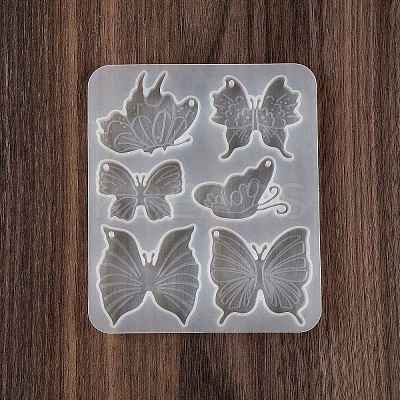 Butterfly DIY Keychain Pendant Silicone Molds DIY-Q037-18A-1