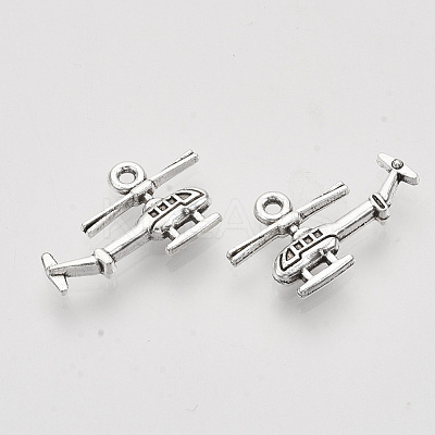 Tibetan Style Alloy Pendants X-TIBEP-T009-27AS-RS-1